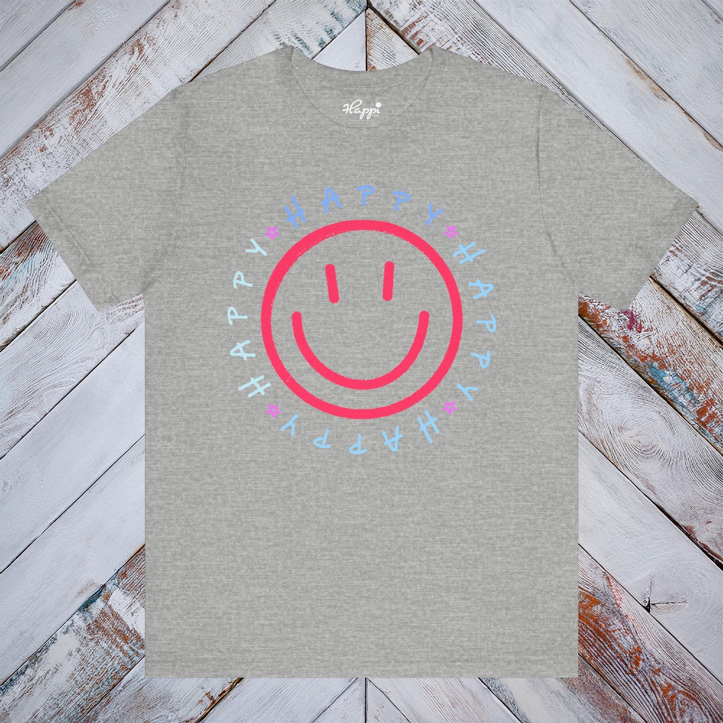 Endless Happy Loop Pink Tee