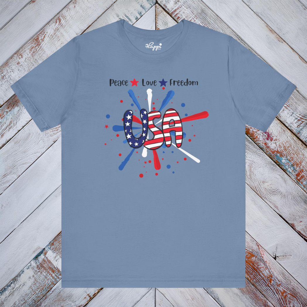 Peace + Love + Freedom Tee