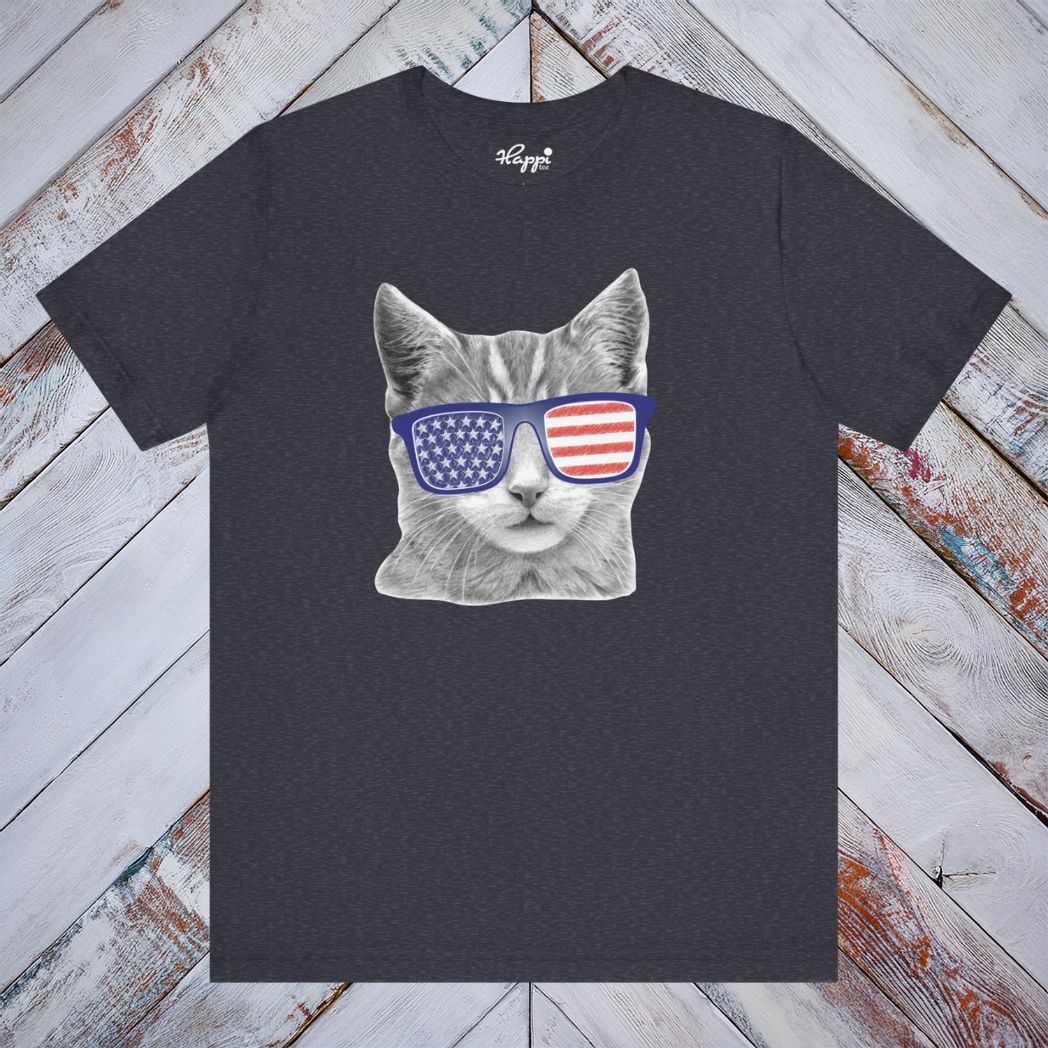Fourth of July Cat Tee