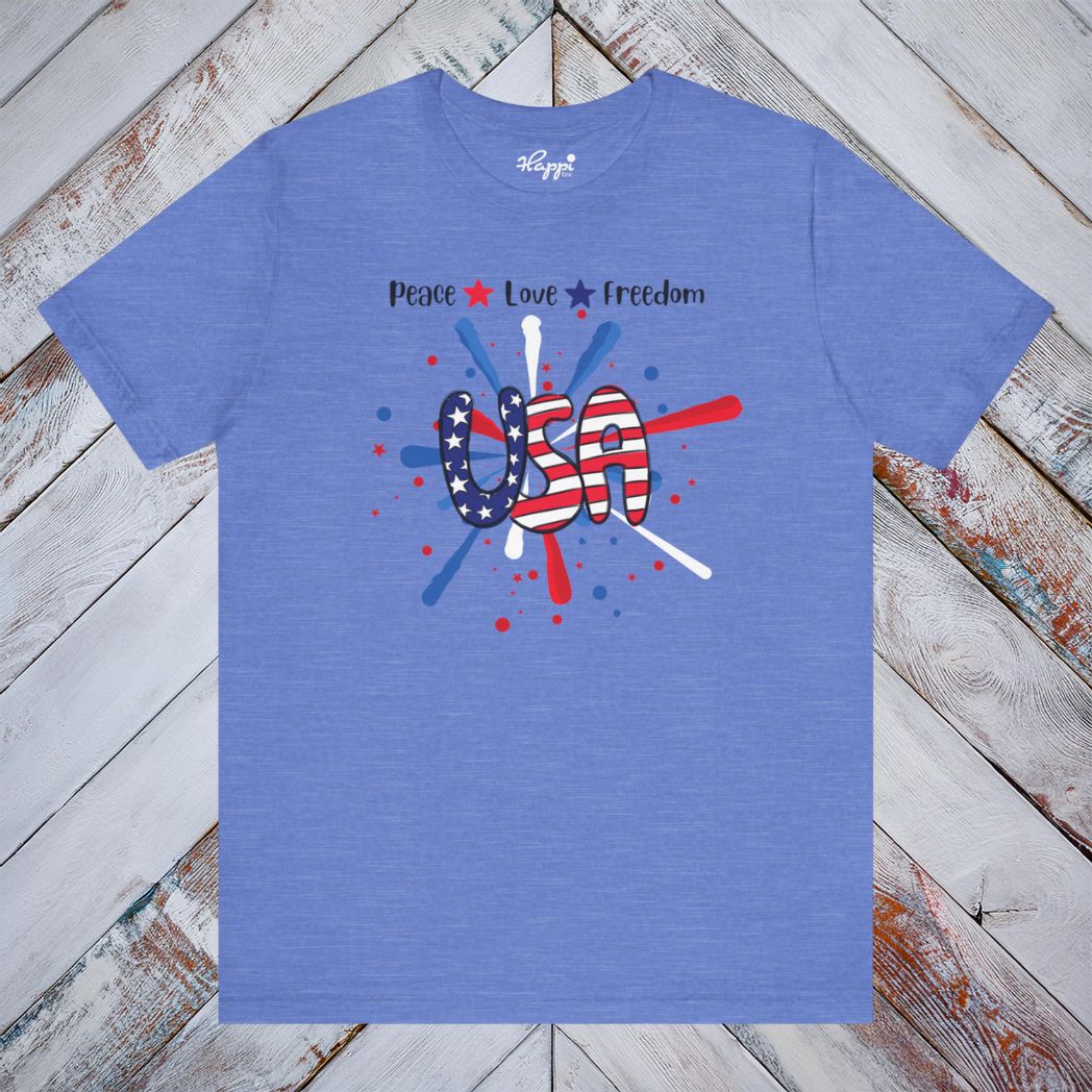 Peace + Love + Freedom Tee