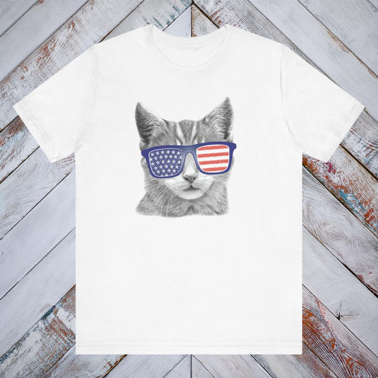Fourth of July Cat Tee