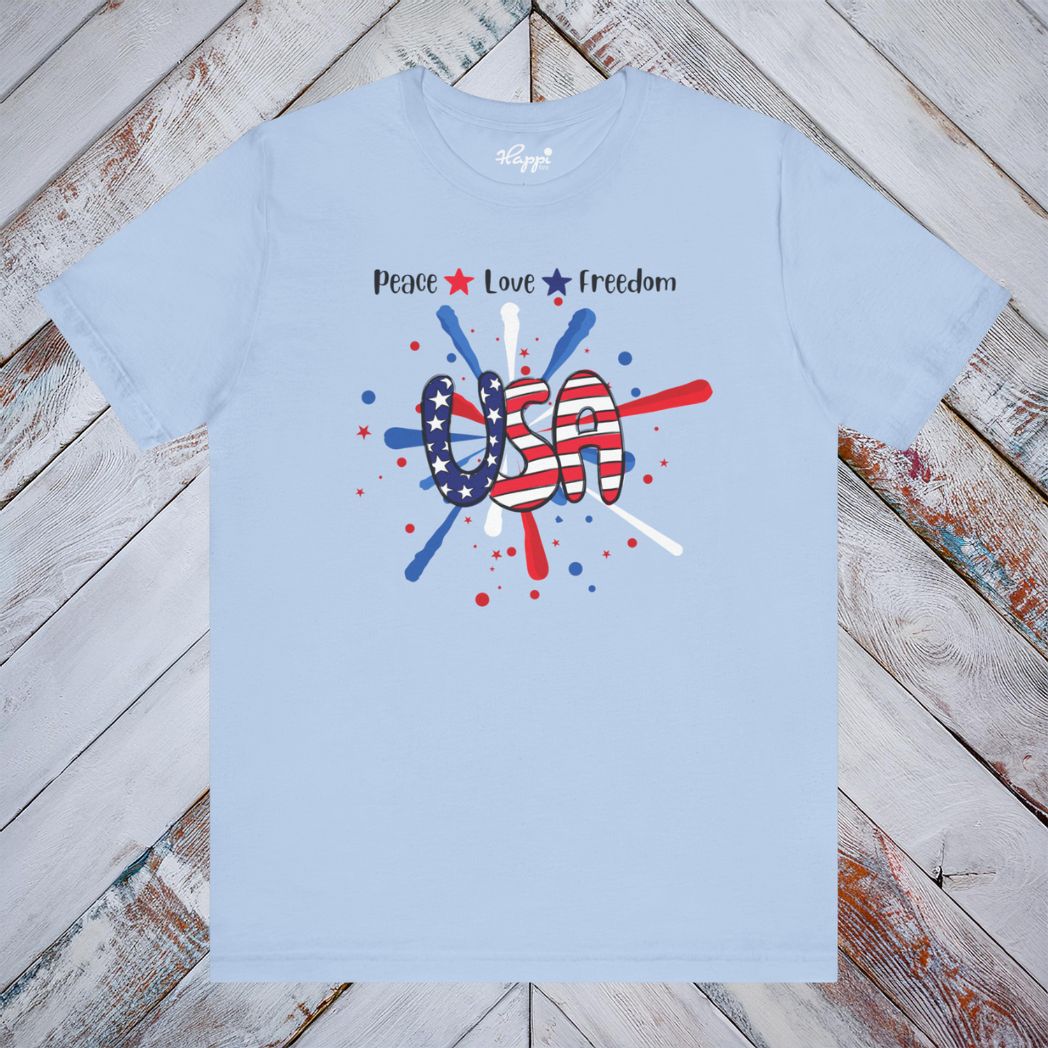 Peace + Love + Freedom Tee