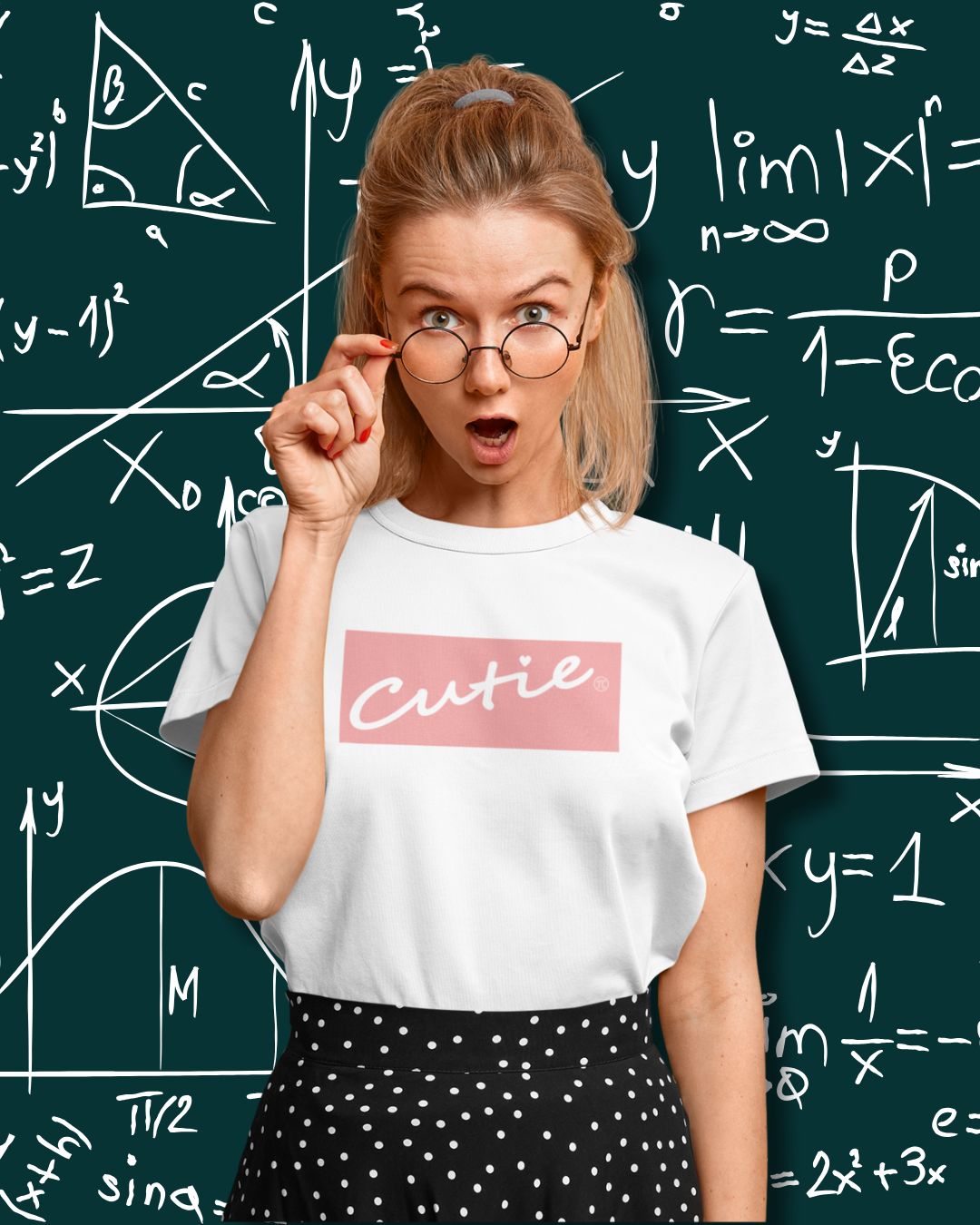"Cutie Pi” Geek Chic Tee