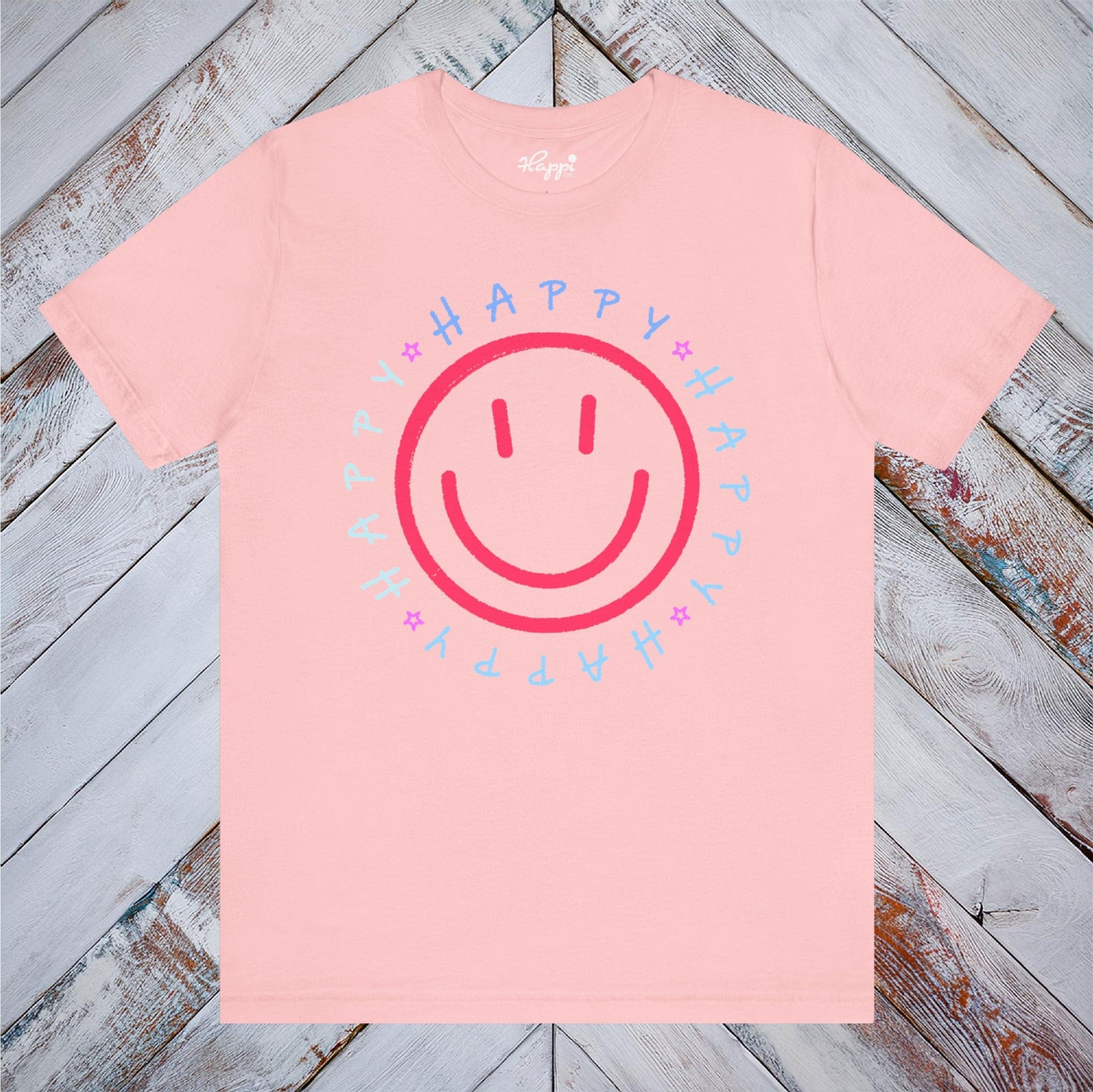 Endless Happy Loop Pink Tee