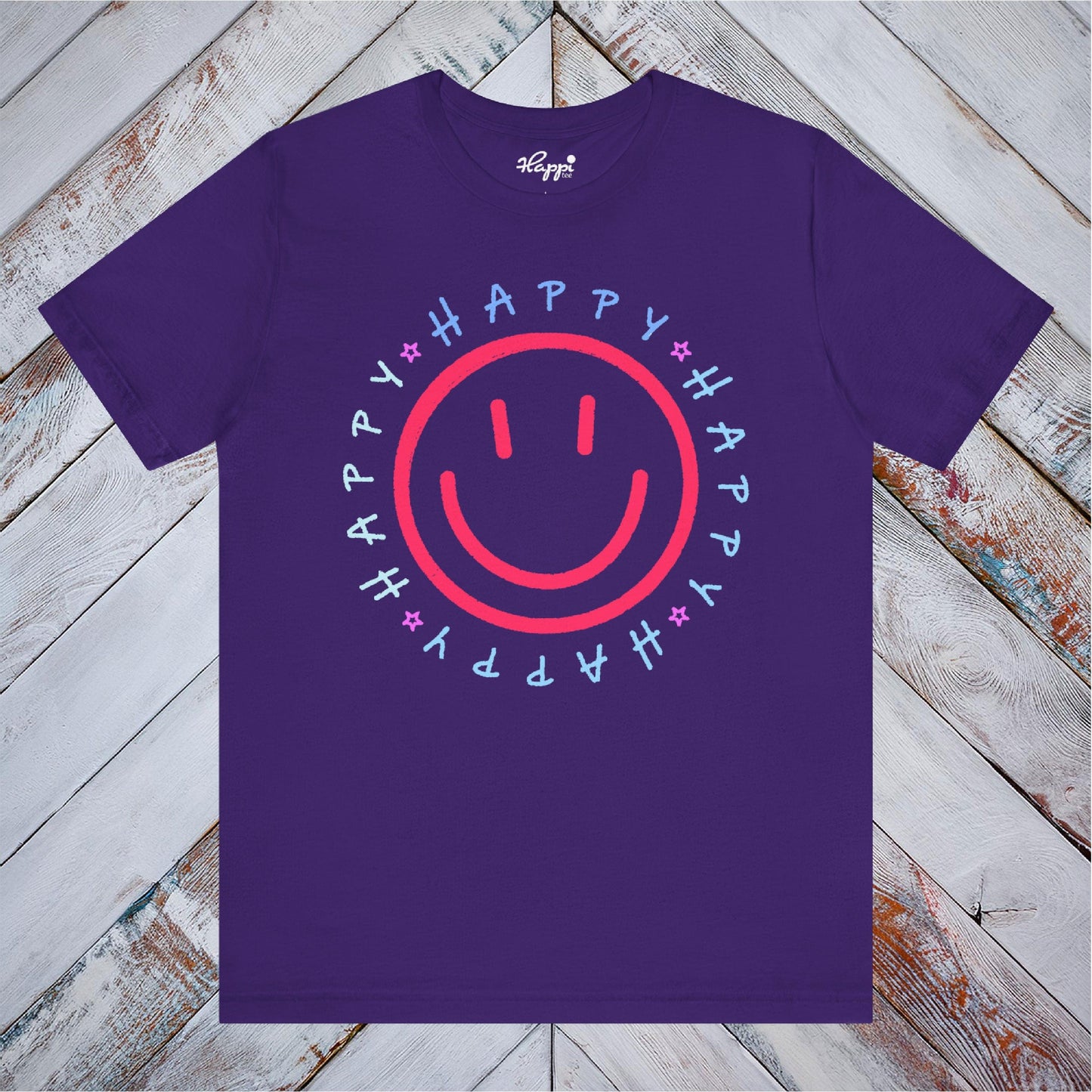 Endless Happy Loop Pink Tee