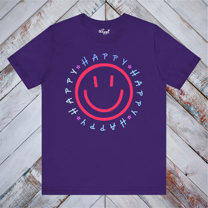 Endless Happy Loop Pink Tee