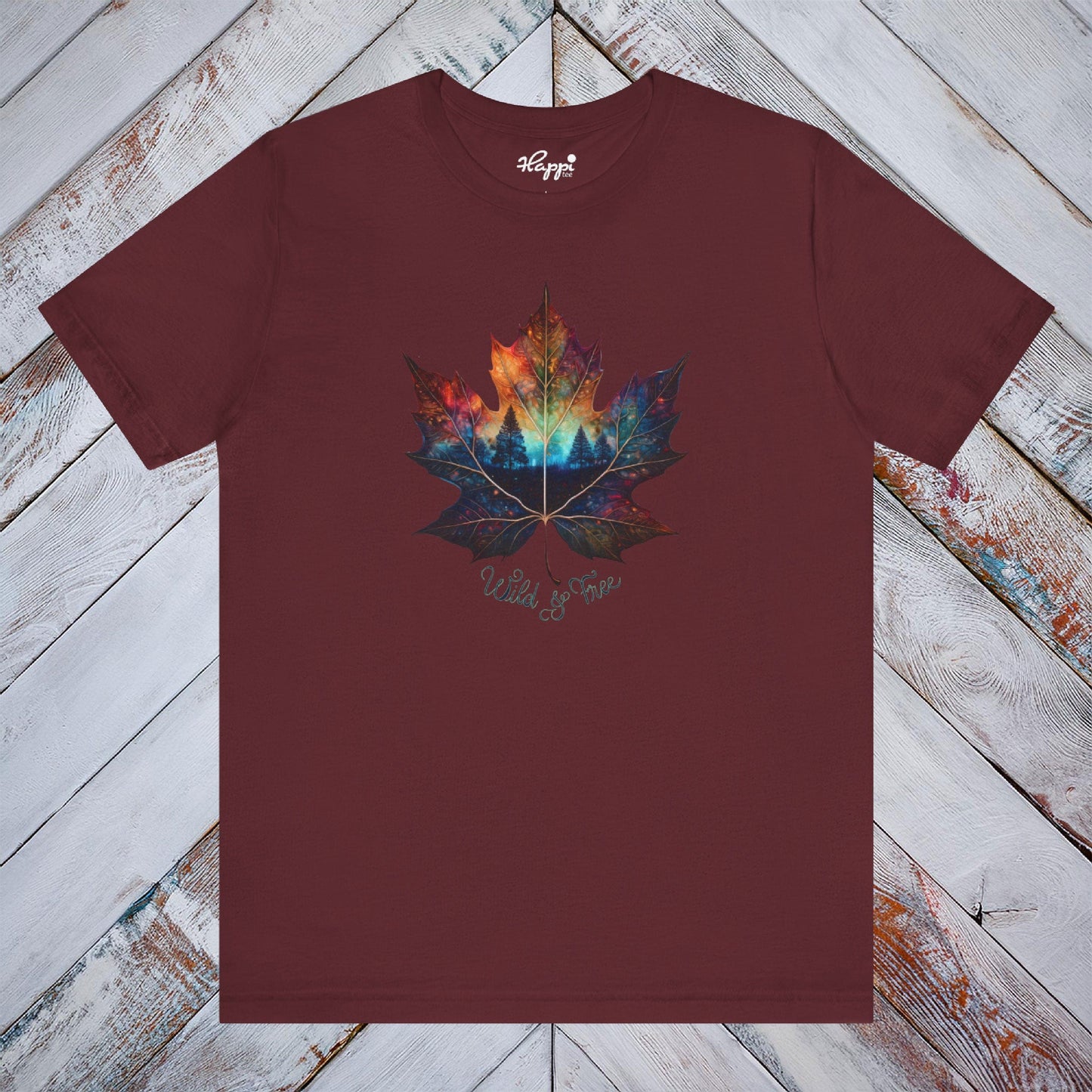 Wild and Free Maple Tee