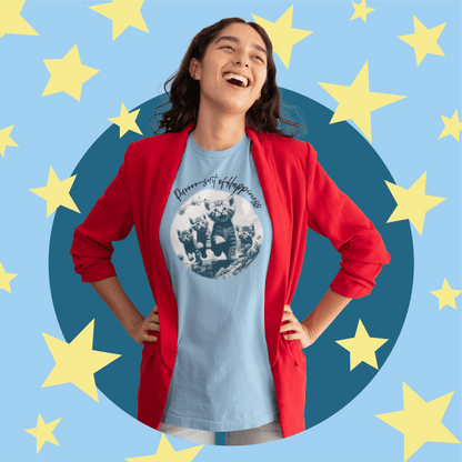 "Purrrr-suit of Happiness” Kitten Stampede Tee